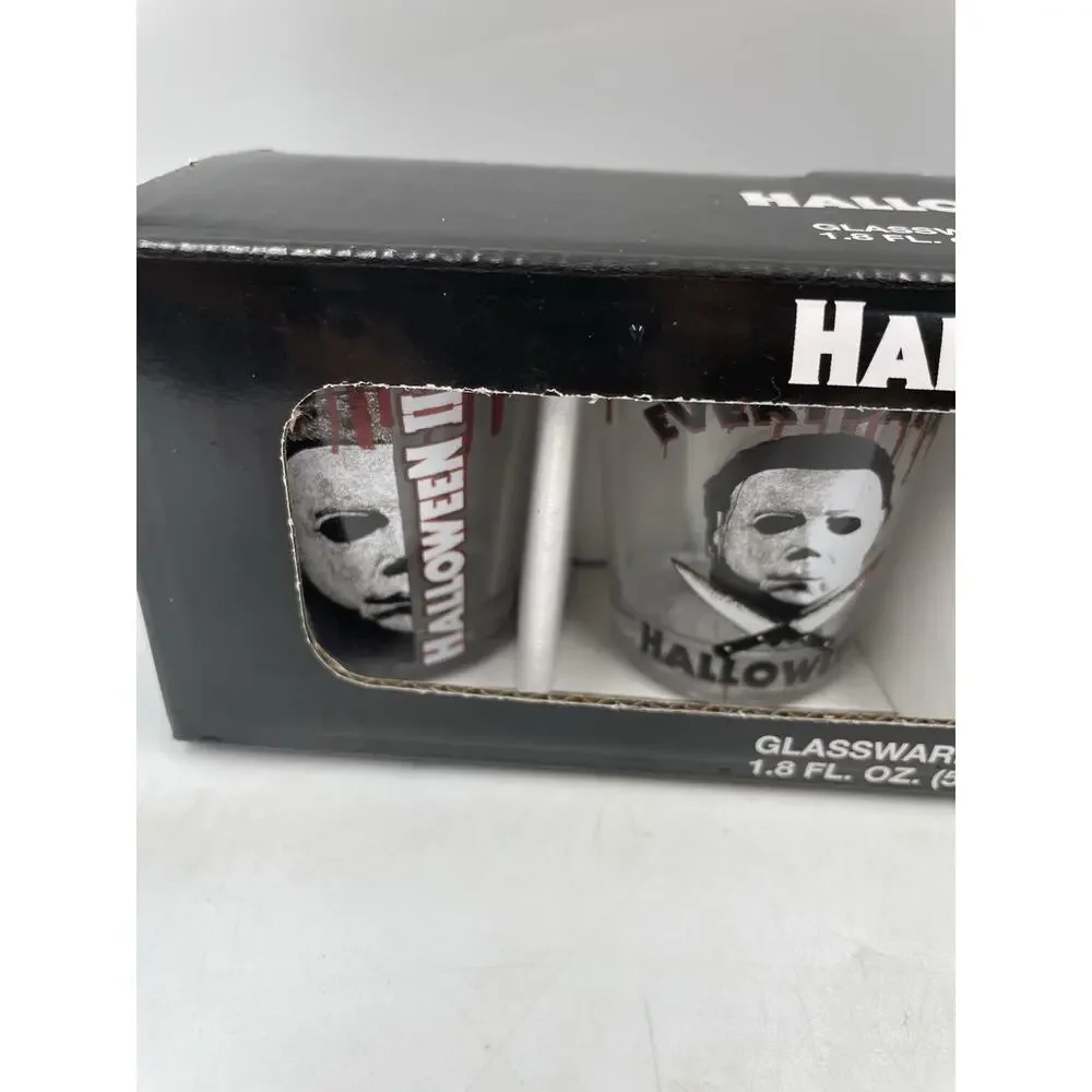 HALLOWEEN II MICHAEL MYERS SHOT GLASS SET OF 4 NEW